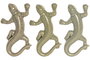 DKD Home Decor Decoración de Pared de Gres Lagartija Surtido de 3 Colores