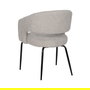 Silla Gris Tejido-Metal Contract 57 X 56 X 81 cm (Set de 2)