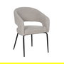 Silla Gris Tejido-Metal Contract 57 X 56 X 81 cm (Set de 2)