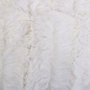 Home Deco Factory Manta efecto piel de animal blanca con asa 120x150 cm