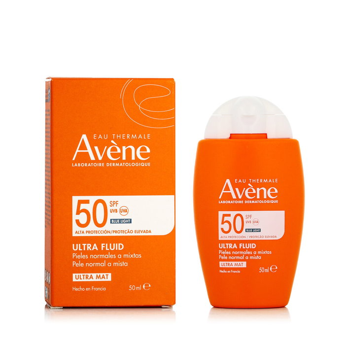 Avène Solaire Ultra Fluido SPF50 Protección Invisible para Pieles Normales a Mixtas, 50 ml Avène Solaire Ultra Fluido SPF50 Protección Invisible para Pieles Normales a Mixtas, 50 ml