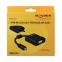 DeLOCK Adaptador HDMI Micro-D a VGA con audio, negro