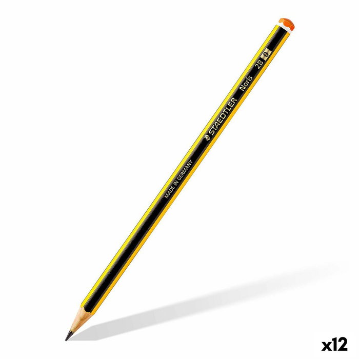 Staedtler Noris Lápiz de Grafito 2B (Set de 12)