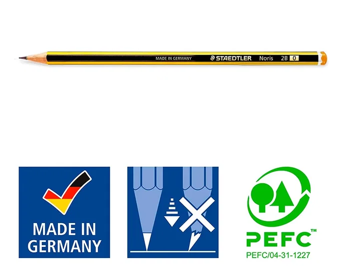 Staedtler Noris Lápiz de Grafito 2B (Set de 12) Staedtler Noris Lápiz de Grafito 2B (Set de 12)