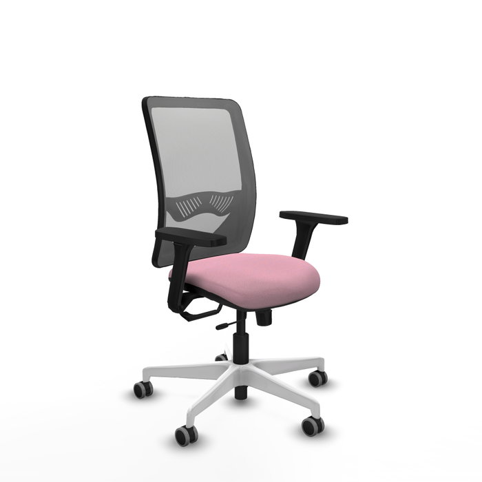 PIQUERAS Y CRESPO Silla de oficina Zulema Rosa y Gris PIQUERAS Y CRESPO Silla de oficina Zulema Rosa y Gris