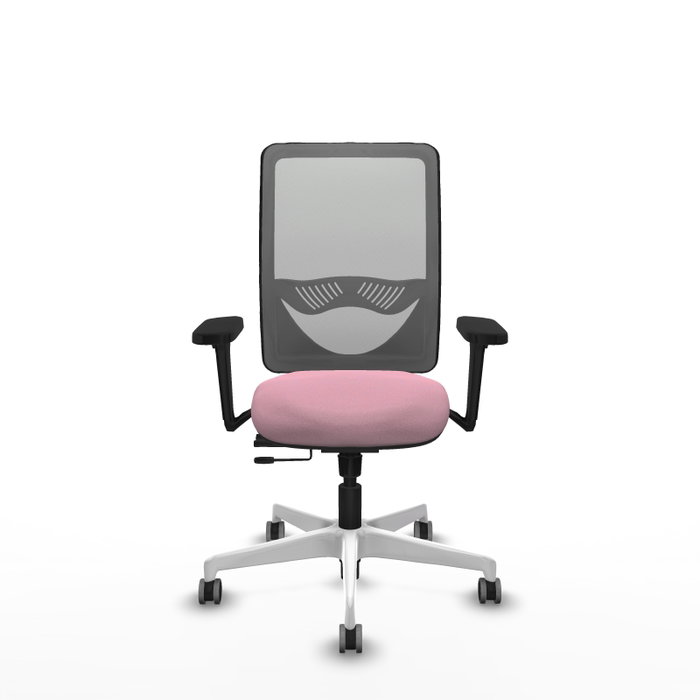 PIQUERAS Y CRESPO Silla de oficina Zulema Rosa y Gris PIQUERAS Y CRESPO Silla de oficina Zulema Rosa y Gris