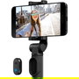 Xiaomi FBA4070US Palo Selfie Trípode Mi Stick con Control Remoto Bluetooth, Monopié, Soporte Teléfono 360º, 155g, Negro