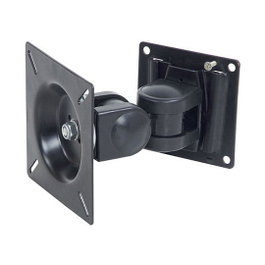 VALUE Soporte de pared para monitor con 2 articulaciones, 14-24 pulgadas, Negro
