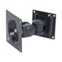 VALUE Soporte de pared para monitor con 2 articulaciones, 14-24 pulgadas, Negro