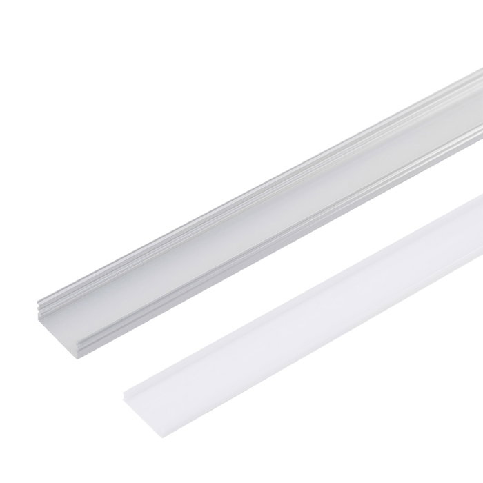 Greenice Perfil de Aluminio Doble para Tira LED con Difusor Opalino x 2M Greenice Perfil de Aluminio Doble para Tira LED con Difusor Opalino x 2M