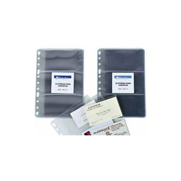 Funda Para Tarjetas Iberplas Pvc 150Μ 4º 3 Dptos. 11 Tal. Bolsa De 10