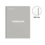 Miquelrius Cuaderno Espiral Emotions DIN A4 80 Hojas Cuadrícula 5 mm Gris