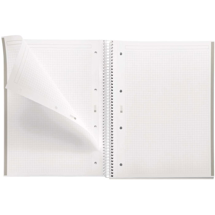Miquelrius Cuaderno Espiral Emotions DIN A4 80 Hojas Cuadrícula 5 mm Gris Miquelrius Cuaderno Espiral Emotions DIN A4 80 Hojas Cuadrícula 5 mm Gris