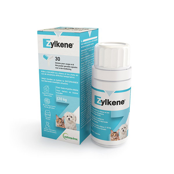 Vetoquinol Zylkene Plus 75 mg 30 Cápsulas para Perro y Gato <10 kg
