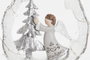 DKD Home Decor Figura de Resina con LED, Pack de 2 Unidades Surtidas