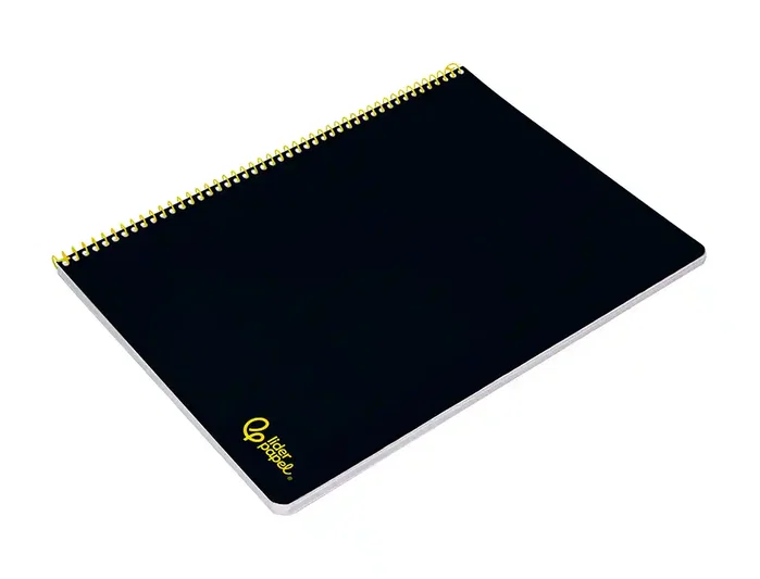 Liderpapel Cuaderno Espiral A4 Smart Tapa Blanda 80 Hojas Negro
