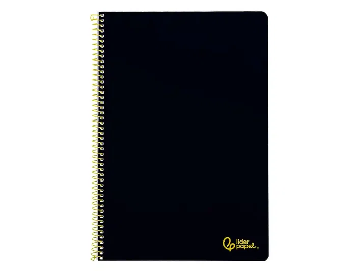Liderpapel Cuaderno Espiral A4 Smart Tapa Blanda 80 Hojas Negro