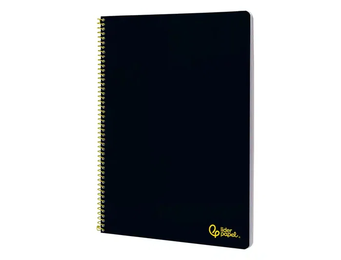 Liderpapel Cuaderno Espiral A4 Smart Tapa Blanda 80 Hojas Negro