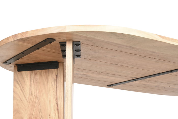 DKD Home Decor Mesa de Comedor de Acacia 200x90x76