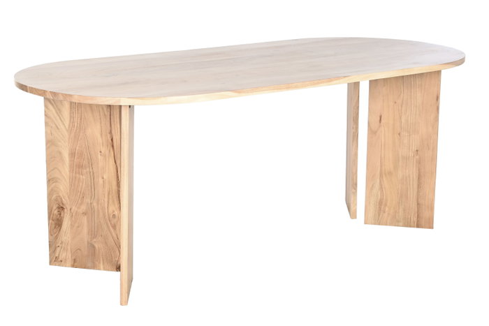 DKD Home Decor Mesa de Comedor de Acacia 200x90x76