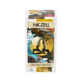 Lusodiete Suplemento de Hongos Nk-Zell 100 Cápsulas - Chaga, Reishi, Shiitake, Córdiceps, Maitake, Champiñón del Sol con Acerola y Cúrcuma, Apoyo Nutricional