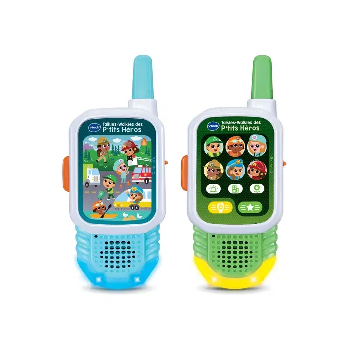 VTech Pequeños Héroes Talkies-Walkies, Multicolor, Idioma Francés, VT3417766217059 VTech Pequeños Héroes Talkies-Walkies, Multicolor, Idioma Francés, VT3417766217059