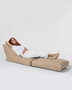 Atelier Del Sofa Puff de Jardín Relax Impermeable Poliéster Reciclado Camel 180cm