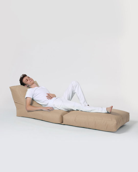 Atelier Del Sofa Puff de Jardín Relax Impermeable Poliéster Reciclado Camel 180cm Atelier Del Sofa Puff de Jardín Relax Impermeable Poliéster Reciclado Camel 180cm