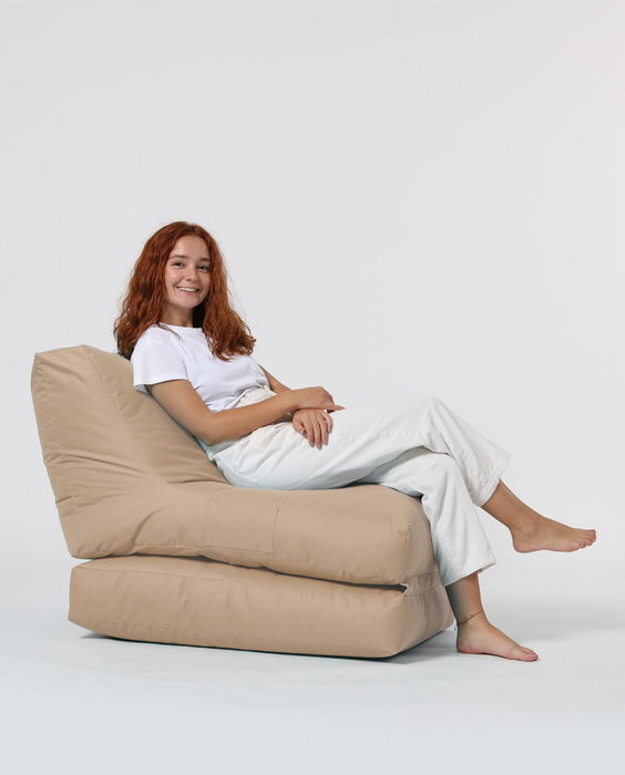 Atelier Del Sofa Puff de Jardín Relax Impermeable Poliéster Reciclado Camel 180cm Atelier Del Sofa Puff de Jardín Relax Impermeable Poliéster Reciclado Camel 180cm