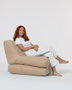Atelier Del Sofa Puff de Jardín Relax Impermeable Poliéster Reciclado Camel 180cm