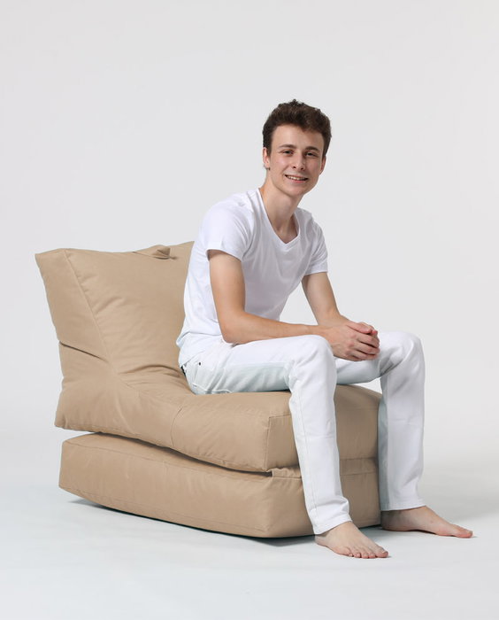 Atelier Del Sofa Puff de Jardín Relax Impermeable Poliéster Reciclado Camel 180cm Atelier Del Sofa Puff de Jardín Relax Impermeable Poliéster Reciclado Camel 180cm