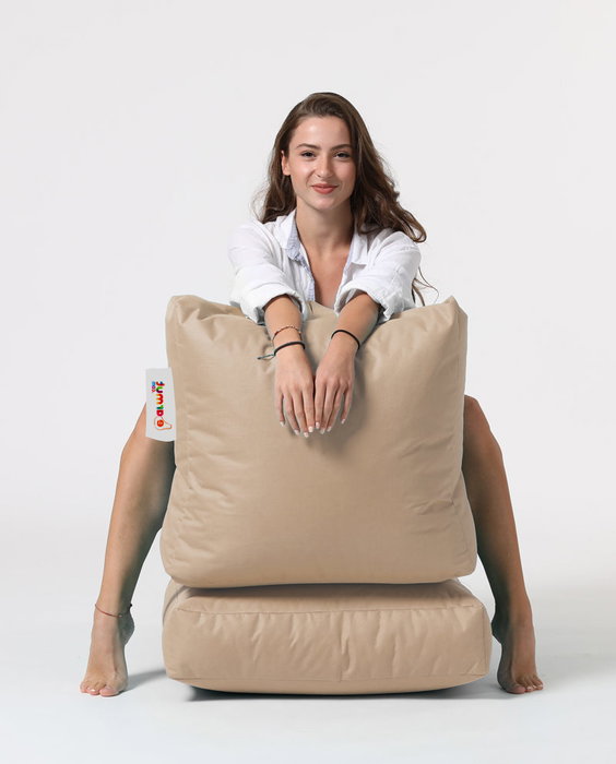 Atelier Del Sofa Puff de Jardín Relax Impermeable Poliéster Reciclado Camel 180cm Atelier Del Sofa Puff de Jardín Relax Impermeable Poliéster Reciclado Camel 180cm