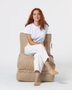 Atelier Del Sofa Puff de Jardín Relax Impermeable Poliéster Reciclado Camel 180cm