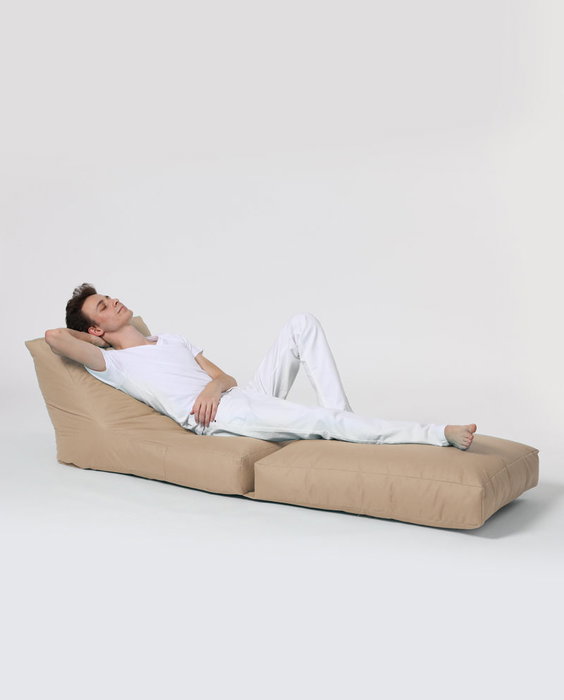 Atelier Del Sofa Puff de Jardín Relax Impermeable Poliéster Reciclado Camel 180cm Atelier Del Sofa Puff de Jardín Relax Impermeable Poliéster Reciclado Camel 180cm