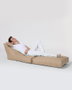 Atelier Del Sofa Puff de Jardín Relax Impermeable Poliéster Reciclado Camel 180cm