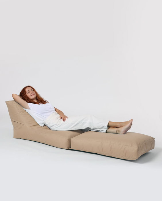 Atelier Del Sofa Puff de Jardín Relax Impermeable Poliéster Reciclado Camel 180cm Atelier Del Sofa Puff de Jardín Relax Impermeable Poliéster Reciclado Camel 180cm