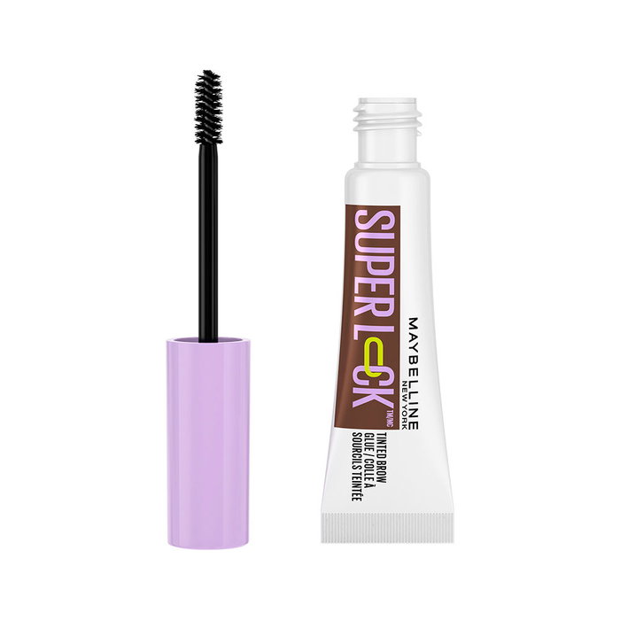 Maybelline New York Super Lock Gel Fijador y Moldeador de Cejas 24h #Deep Brown, 8 g Maybelline New York Super Lock Gel Fijador y Moldeador de Cejas 24h #Deep Brown, 8 g