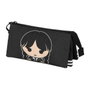 Wednesday Miércoles Estuche Portatodo Triple Cute Gris