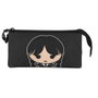 Wednesday Miércoles Estuche Portatodo Triple Cute Gris