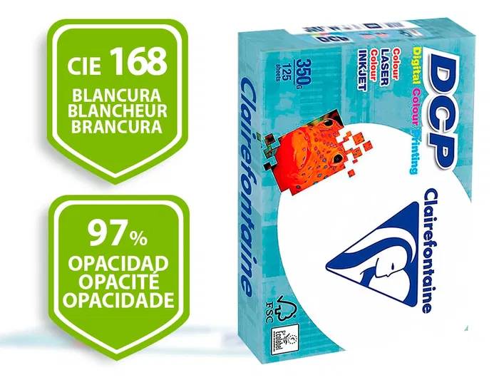 Clairefontaine Papel Multifuncion Din A4 350 Gramos Paquete 125 Hojas Clairefontaine Papel Multifuncion Din A4 350 Gramos Paquete 125 Hojas