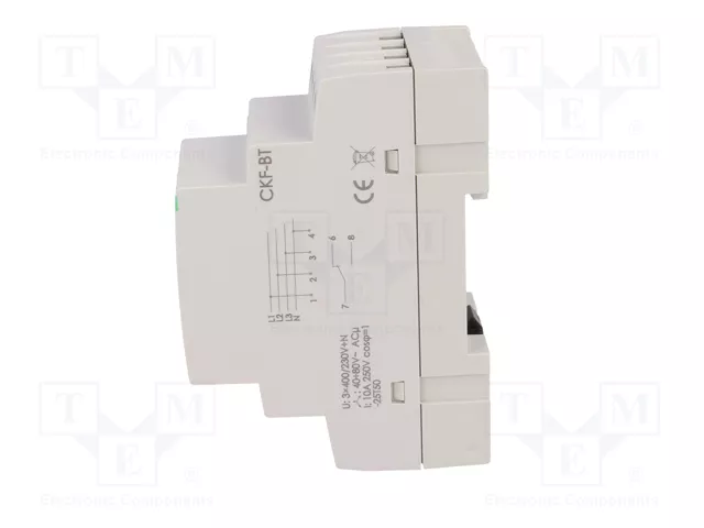 F&F CKF-BT Relé de monitorización de tensión trifásica 3 x 400V AC SPDT F&F CKF-BT Relé de monitorización de tensión trifásica 3 x 400V AC SPDT