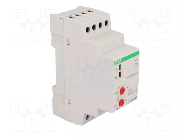F&F CKF-BT Relé de monitorización de tensión trifásica 3 x 400V AC SPDT F&F CKF-BT Relé de monitorización de tensión trifásica 3 x 400V AC SPDT
