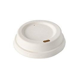 PAPSTAR pure Tapa para Vasos de Café Desechables 8 cm, Blanco