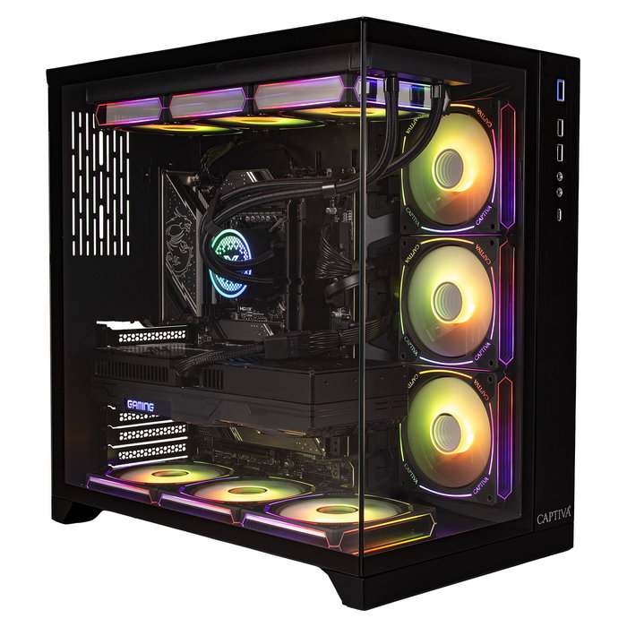 Captiva PC Gaming Highend I90-064 con Intel Core i9-14900KF, 64 GB RAM, SSD 2 TB, NVIDIA GeForce RTX 5070 12GB GDDR7, Windows 11 Home Captiva PC Gaming Highend I90-064 con Intel Core i9-14900KF, 64 GB RAM, SSD 2 TB, NVIDIA GeForce RTX 5070 12GB GDDR7, Windows 11 Home