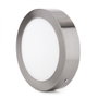 Plafón LED 12W 1200Lm 6000K Circular Níquel Satinado