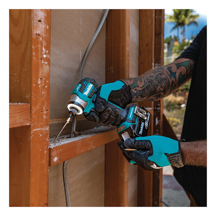 Makita DTD173Z Akku-Schlagschrauber, 18V, Brushless, 1/4", Bis zu 180 Nm, 0-3600 RPM, mit LED-Arbeitsscheinwerfer