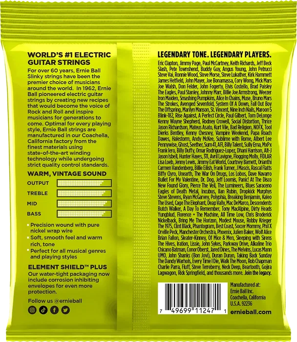 Ernieball Juego Eléctrica Slinky Classic Rnr Pure 10-46 Tripack (3) Ernieball Juego Eléctrica Slinky Classic Rnr Pure 10-46 Tripack (3)