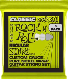 Ernieball Juego Eléctrica Slinky Classic Rnr Pure 10-46 Tripack (3)