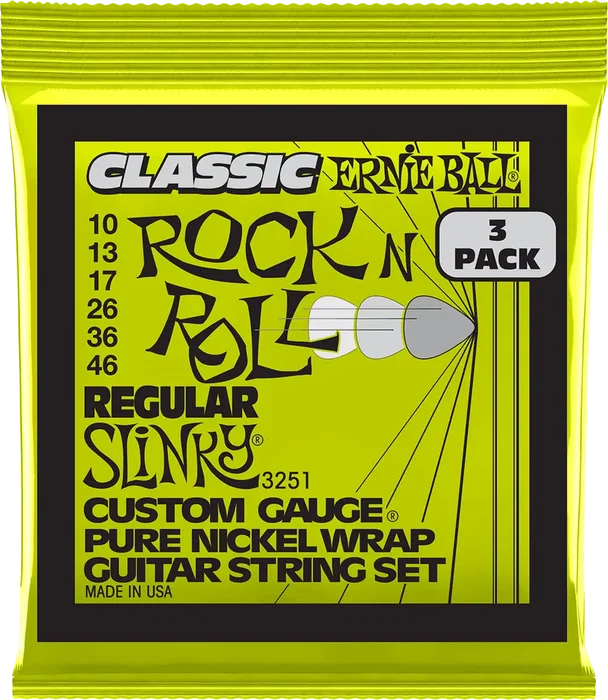 Ernieball Juego Eléctrica Slinky Classic Rnr Pure 10-46 Tripack (3) Ernieball Juego Eléctrica Slinky Classic Rnr Pure 10-46 Tripack (3)
