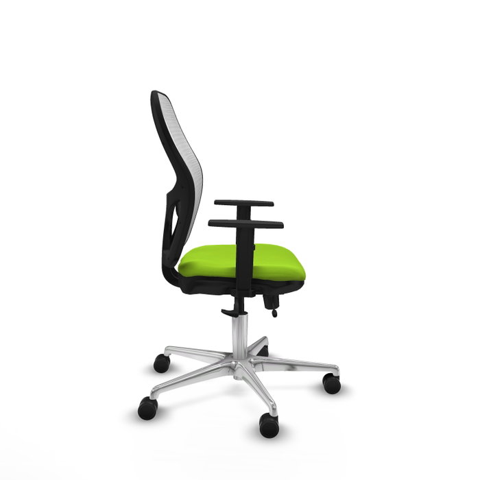 PIQUERAS Y CRESPO Silla de oficina Jorquera Sincro/Traslack Pistacho y Blanco